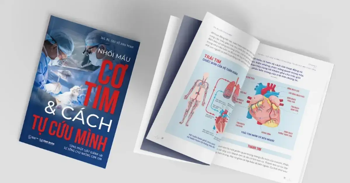 Sách nhồi máu cơ tim & cách tự cứu mình