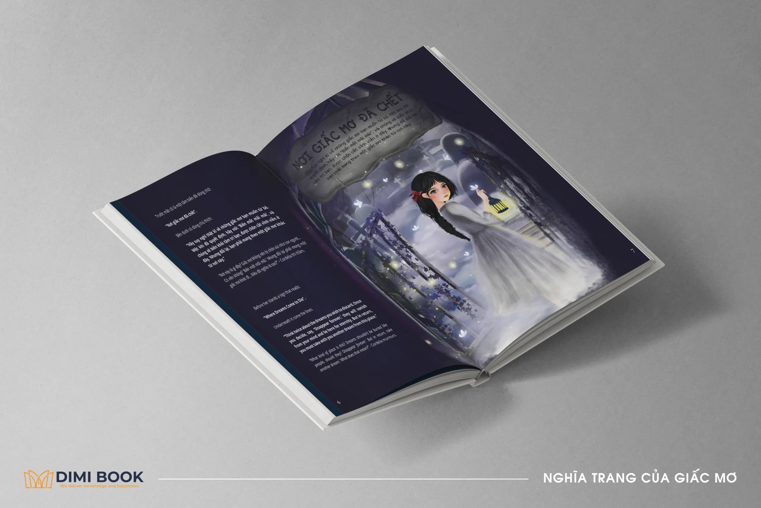 Sách thiếu nhi Nghĩa trang của giấc mơ