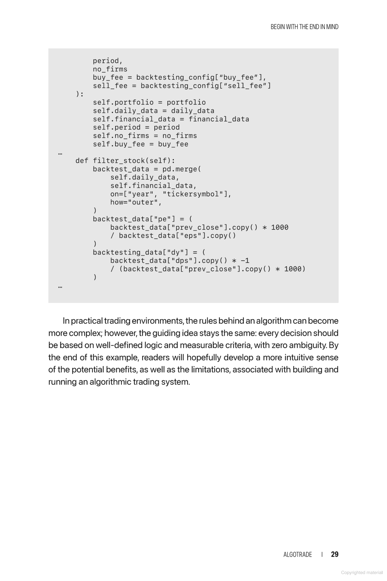 Algorithmic Trading Theory and Practice