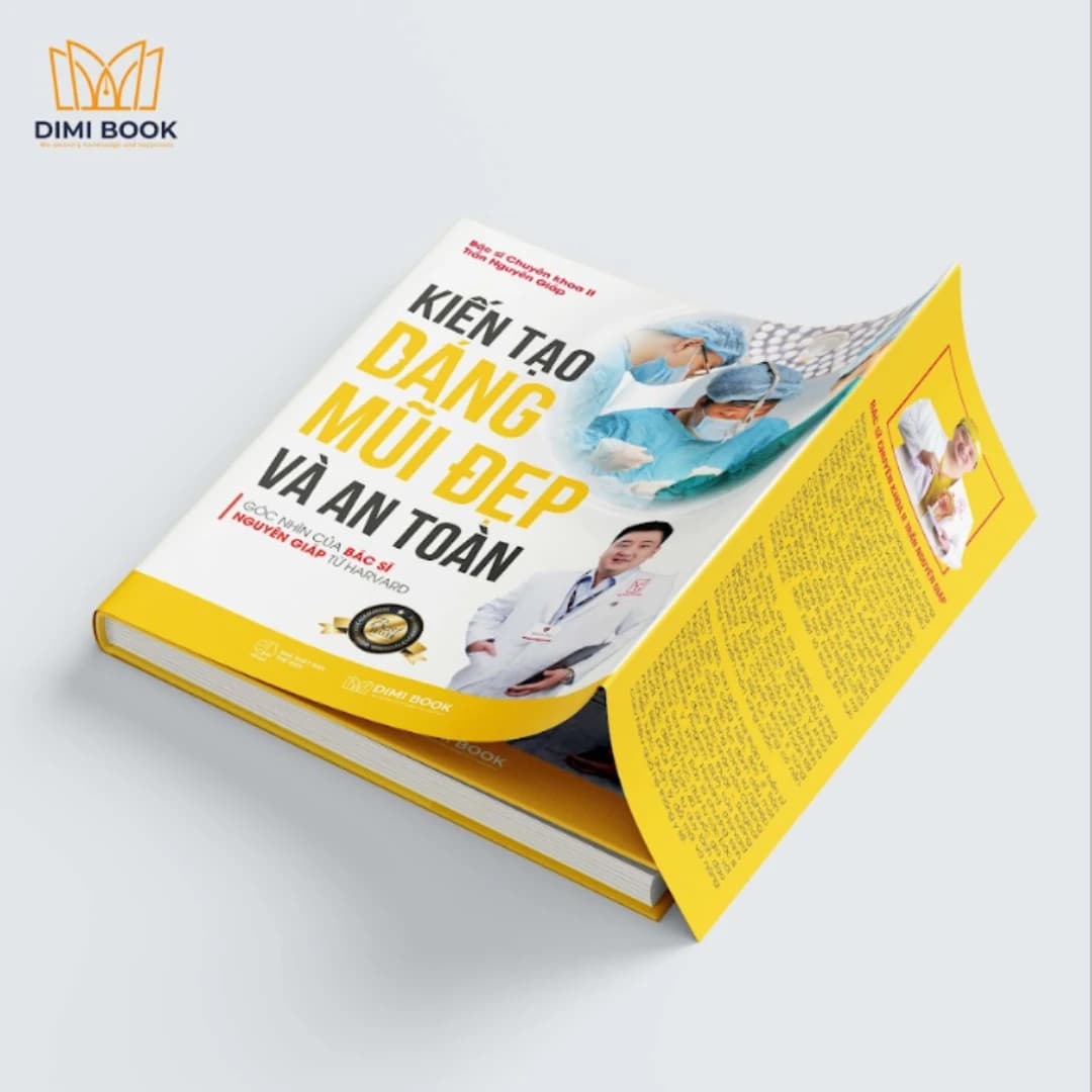 thiết kế sách Kiến tạo dáng mũi đẹp và an toàn