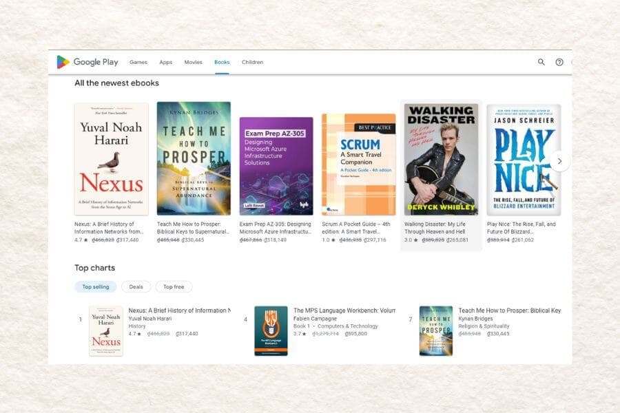 Cách đăng ký bán sách điện tử trên Google play sách